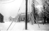 House in ice storm - Old Post Road c1940