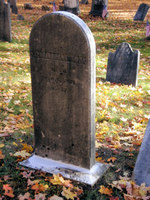 Azariah Parsons North tombstone