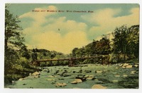 Bridge over Westfield River, West Chesterfield, Massachusetts